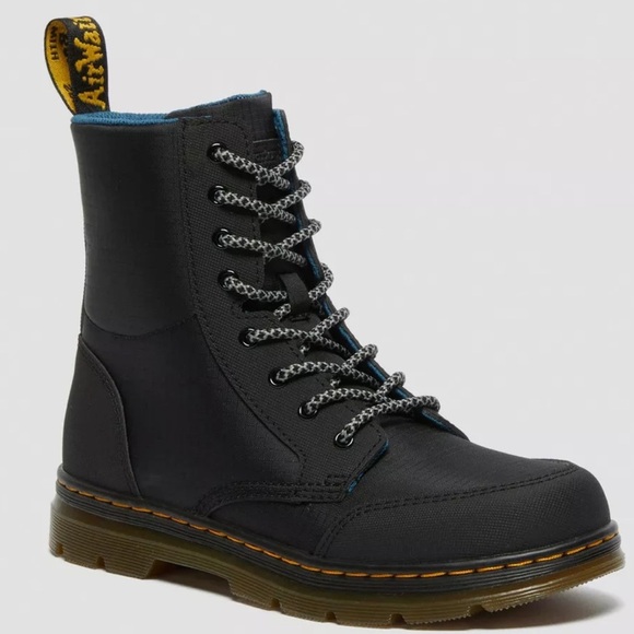 Dr. Martens YOUTH COMBS UTILITY BOOTS in Black - Picture 2 of 10